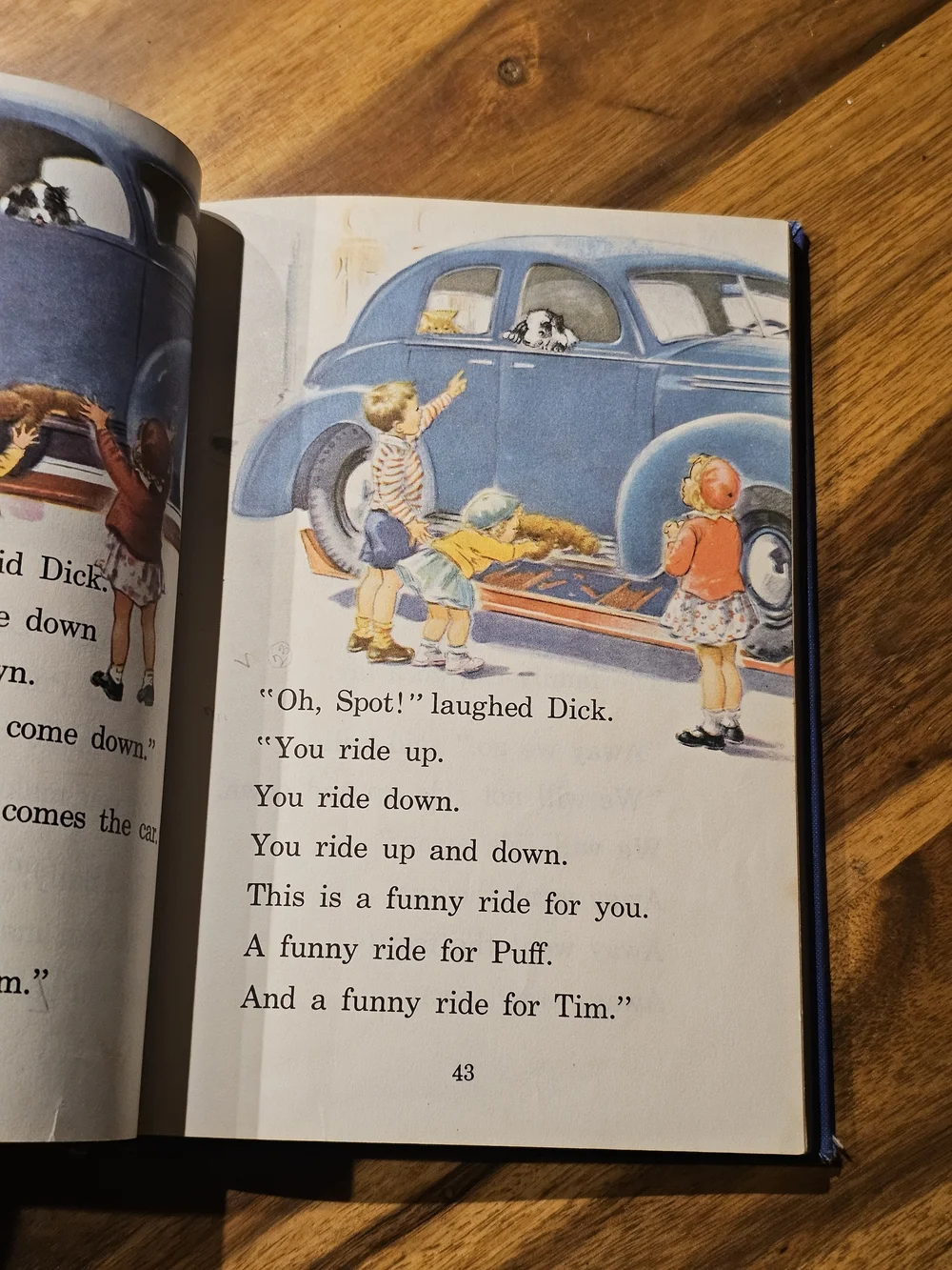 Authentic 1940s Collectible Fun with Dick and Jane Vintage Book - Picture 5 of 6
